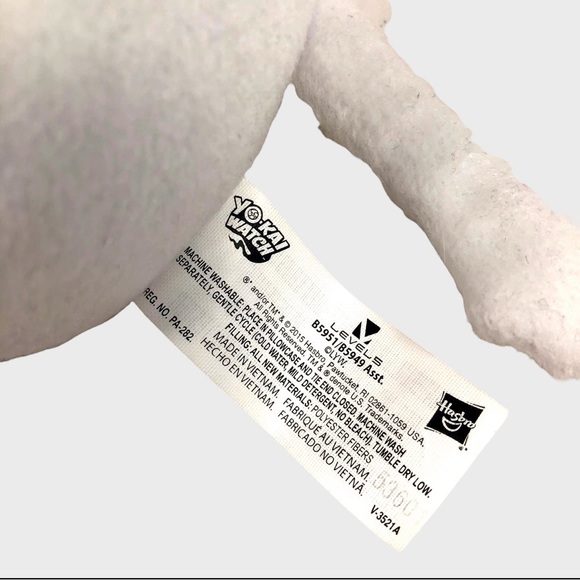 YoKai Watch Whisper Ghost White 7” Plush 2015!  Stuffed Animal Yo Kai Hasbro! - Picture 3 of 3